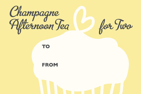 Champagne Afternoon Tea for Two Gift Voucher