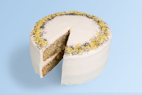 Gluten Free Lemon & Poppyseed Cake